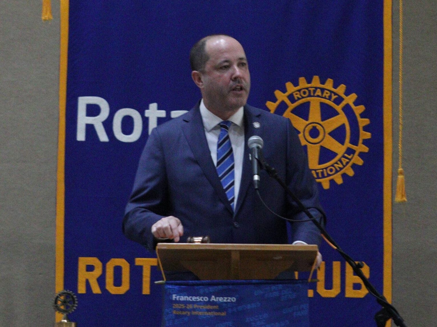 Georgia Gubernatorial Candidate AG Chris Carr visits Rotary Club of Gainesville